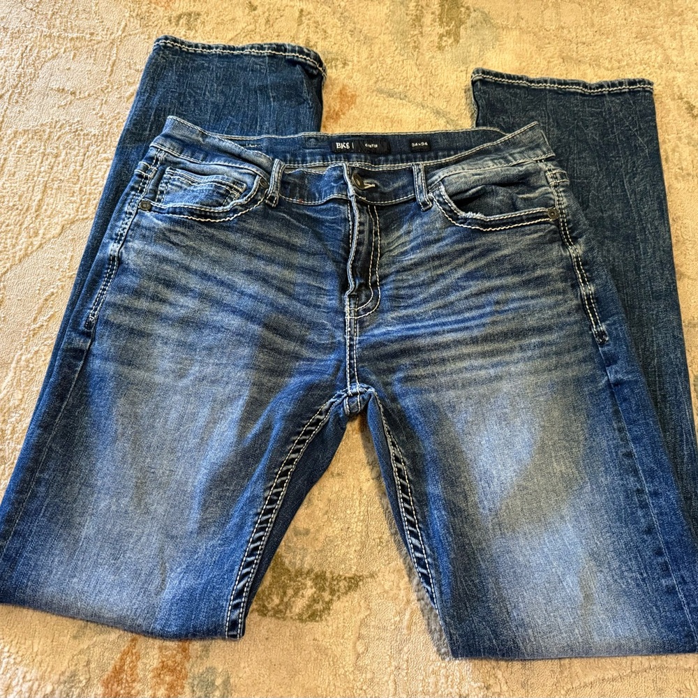 BKE Relaxed Fit Blue Jeans